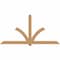 Ekena Millwork Redmond Timber Gable Bracket, Western Red Cedar, 108"W x 54"H x 3 1/2"D x 5 1/2"F, 12/12 Pitch GBW108X54X0406RED00SWR - alternate 1